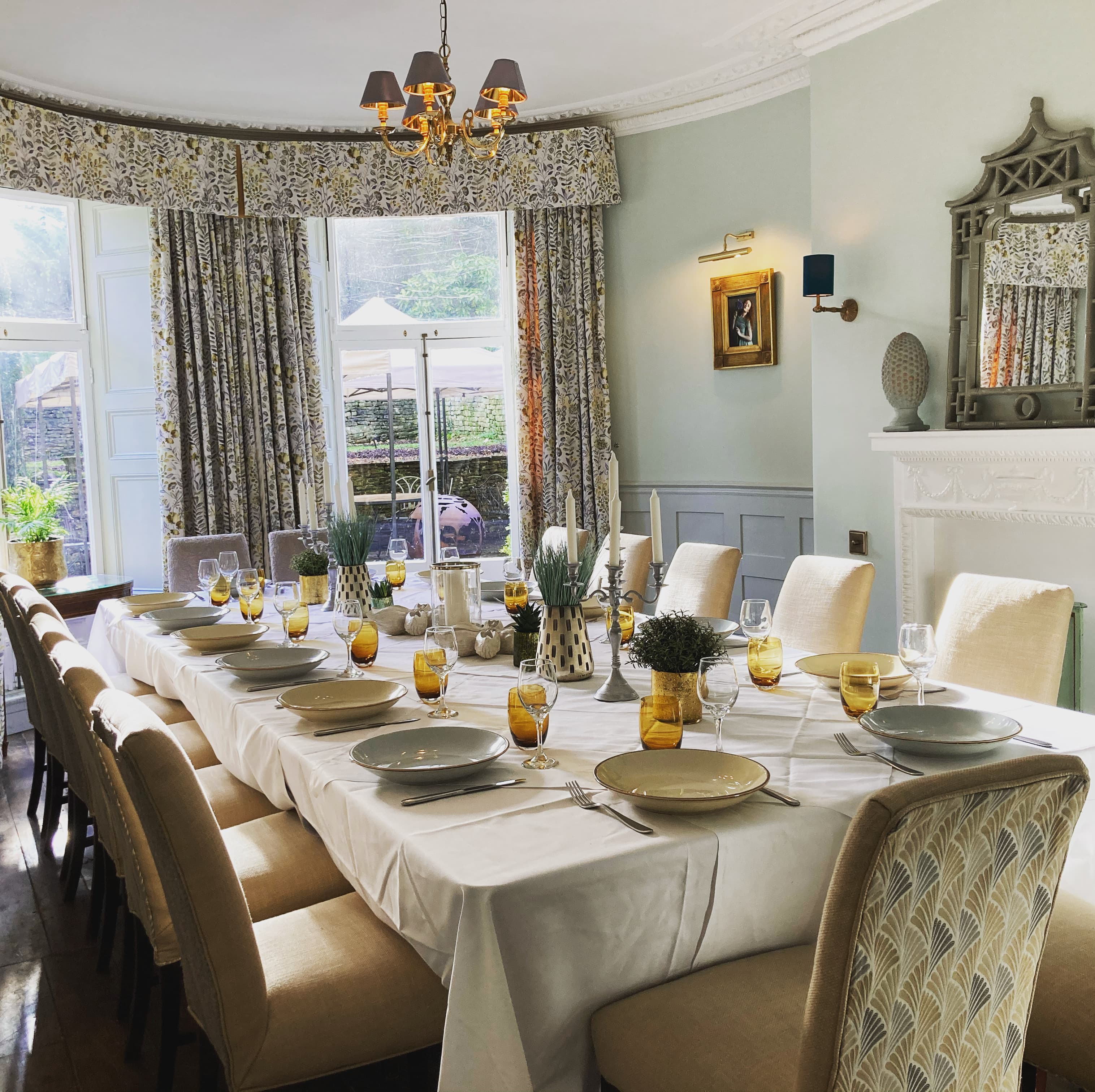Private Dining Room, Burleigh Court Cotswolds photo #1