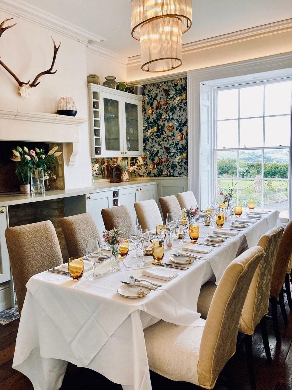 Private Dining Room, Burleigh Court Cotswolds photo #2