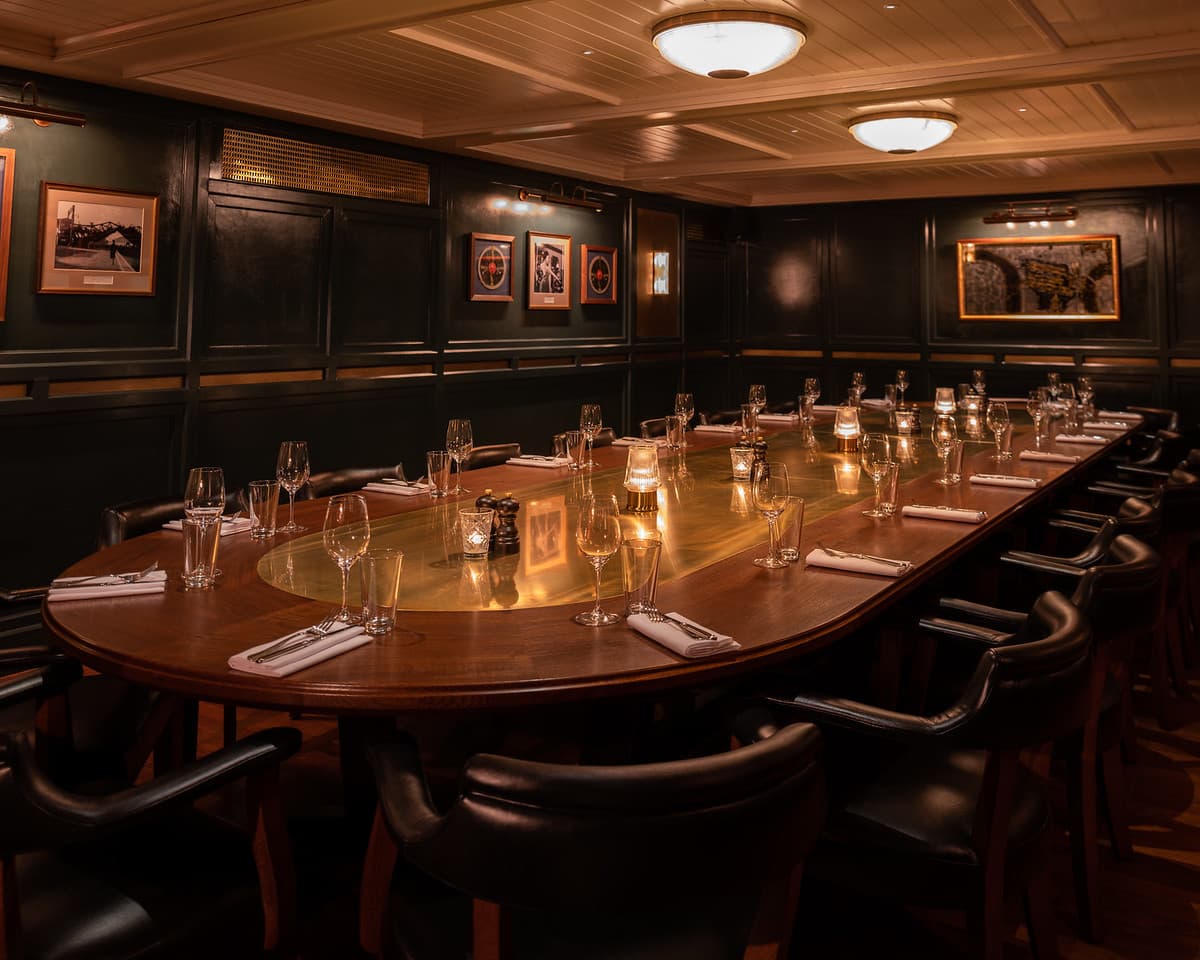 Queenie Watts Private Dining Room, Hawksmoor Wood Wharf photo #1