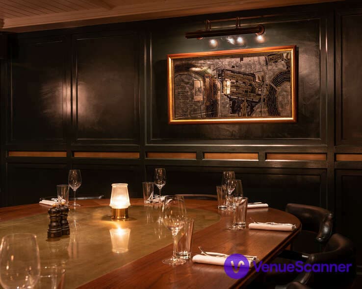 Hawksmoor Wood Wharf, Queenie Watts Private Dining Room photo #3