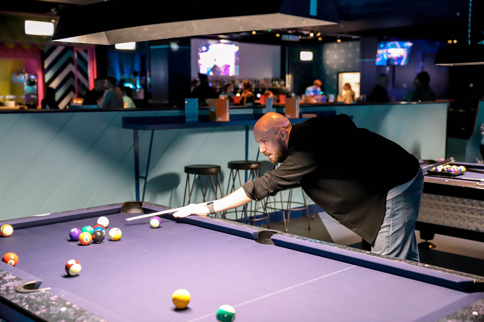 The 'Shooting Pool' Zone, Star Pins Bowling - West Orchard Coventry photo #3