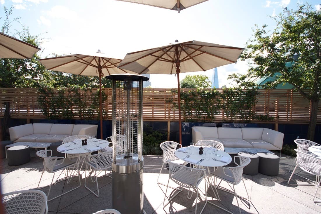 Upper Terrace, Coq d'Argent Restaurant photo #1