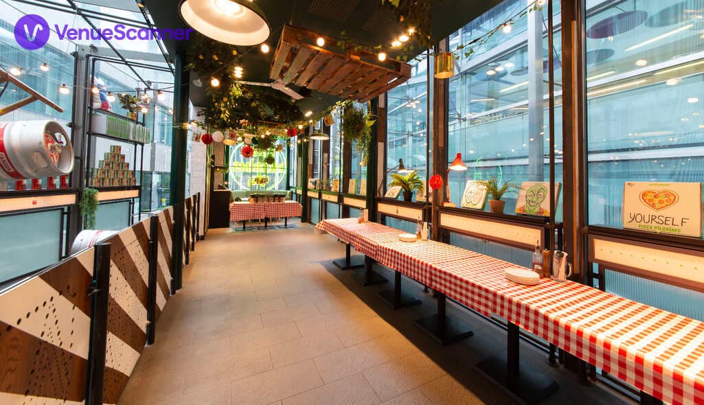 Pizza Pilgrims Liverpool Street, Upstairs Private Hire photo #3