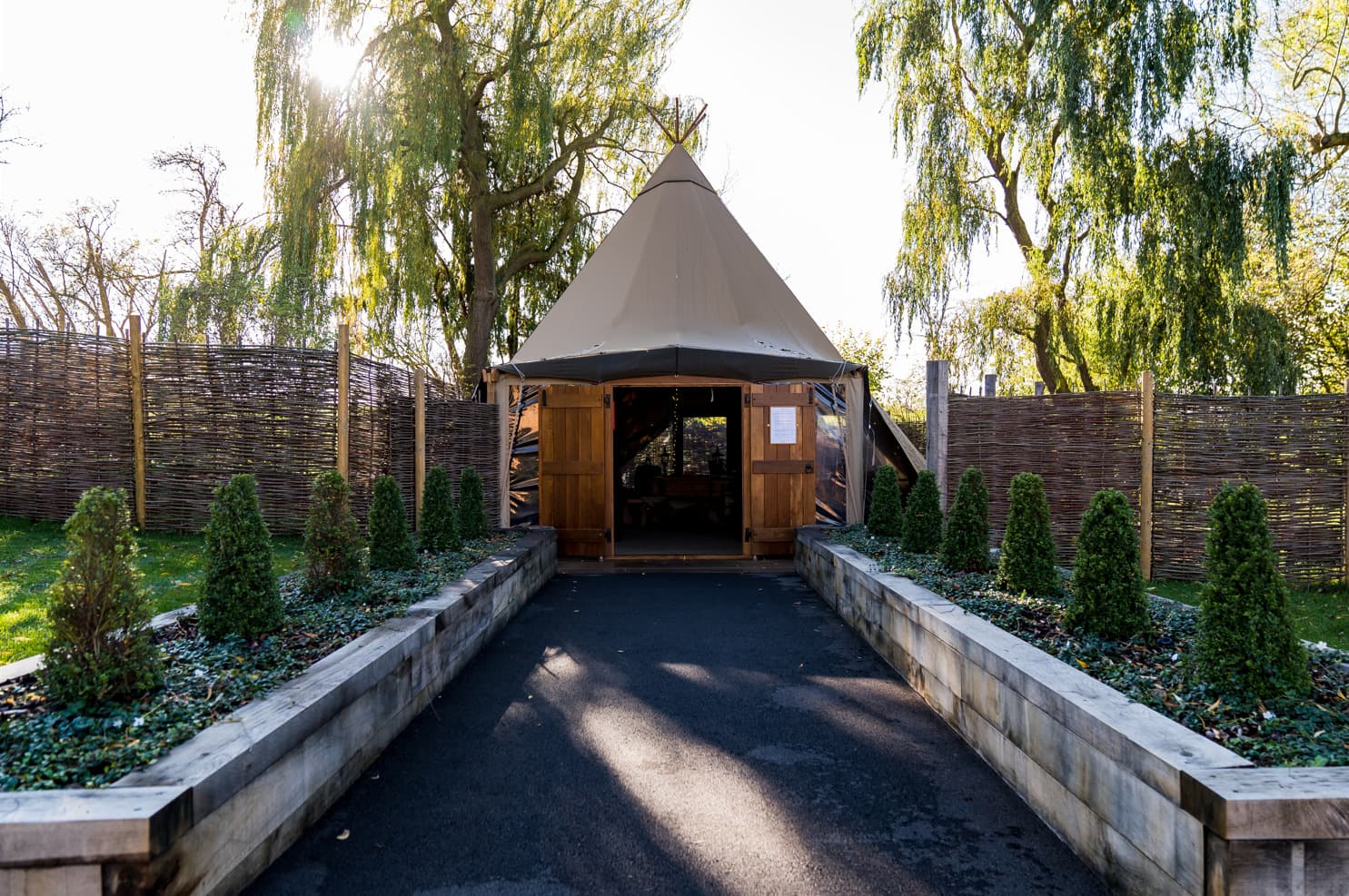 The Tipi & Outdoor Kitchen, The Woodlands At Hothorpe Hall photo #2