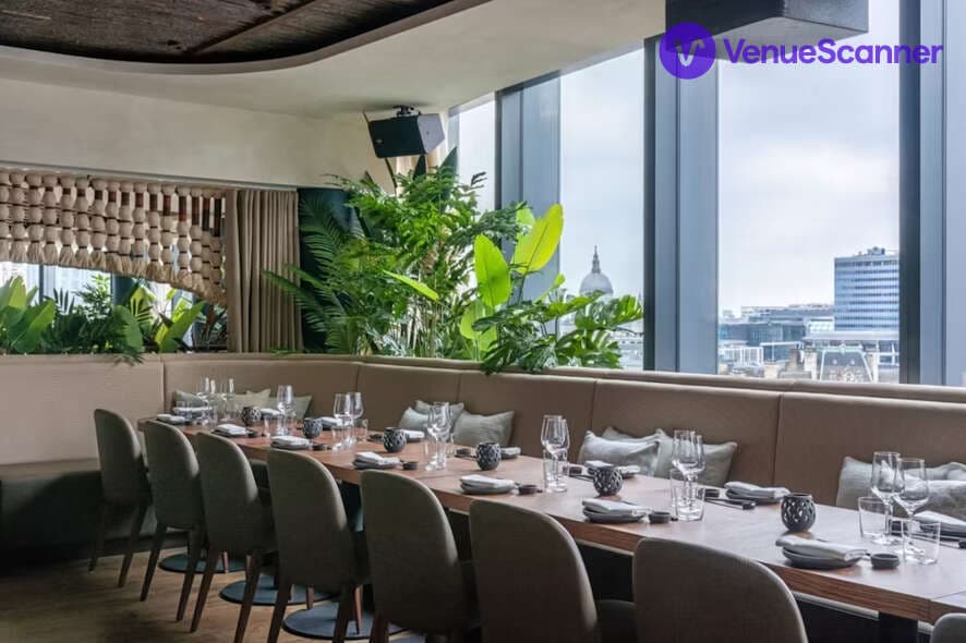 Los Mochis London City, Mezzanine Semi-Private Dining Room photo #3