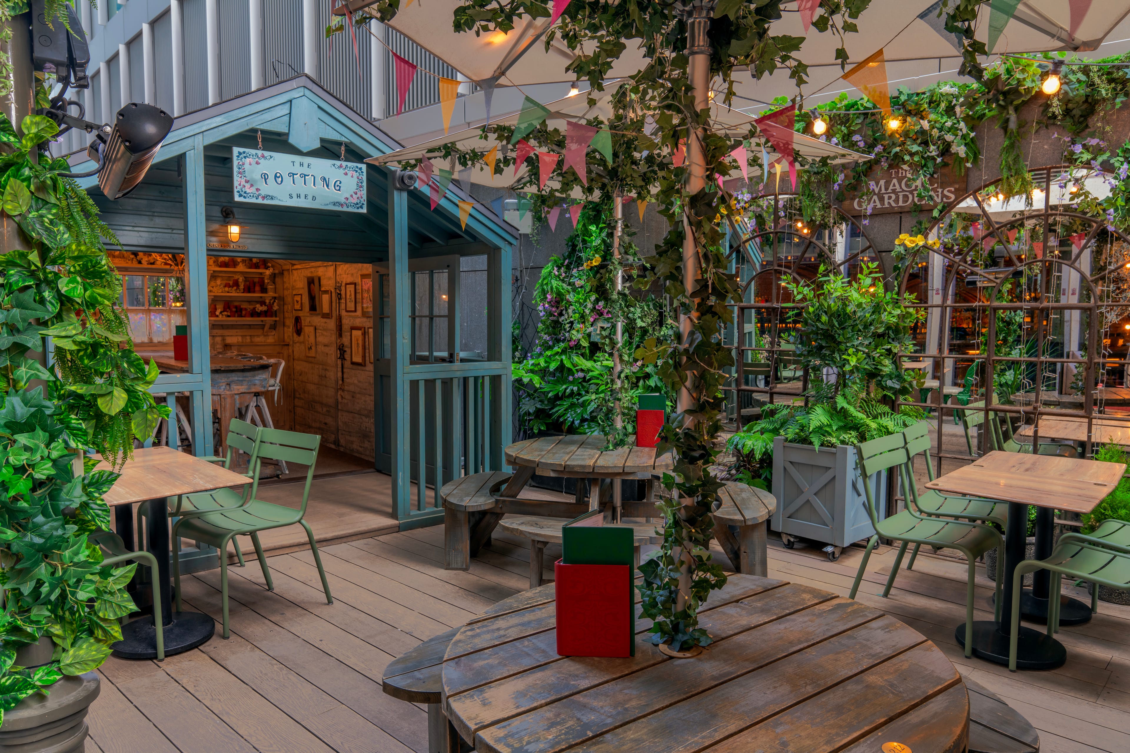 Photo of Flight Club Victoria, Private Hire - Outdoor Terrace (The Magic Gardens)
