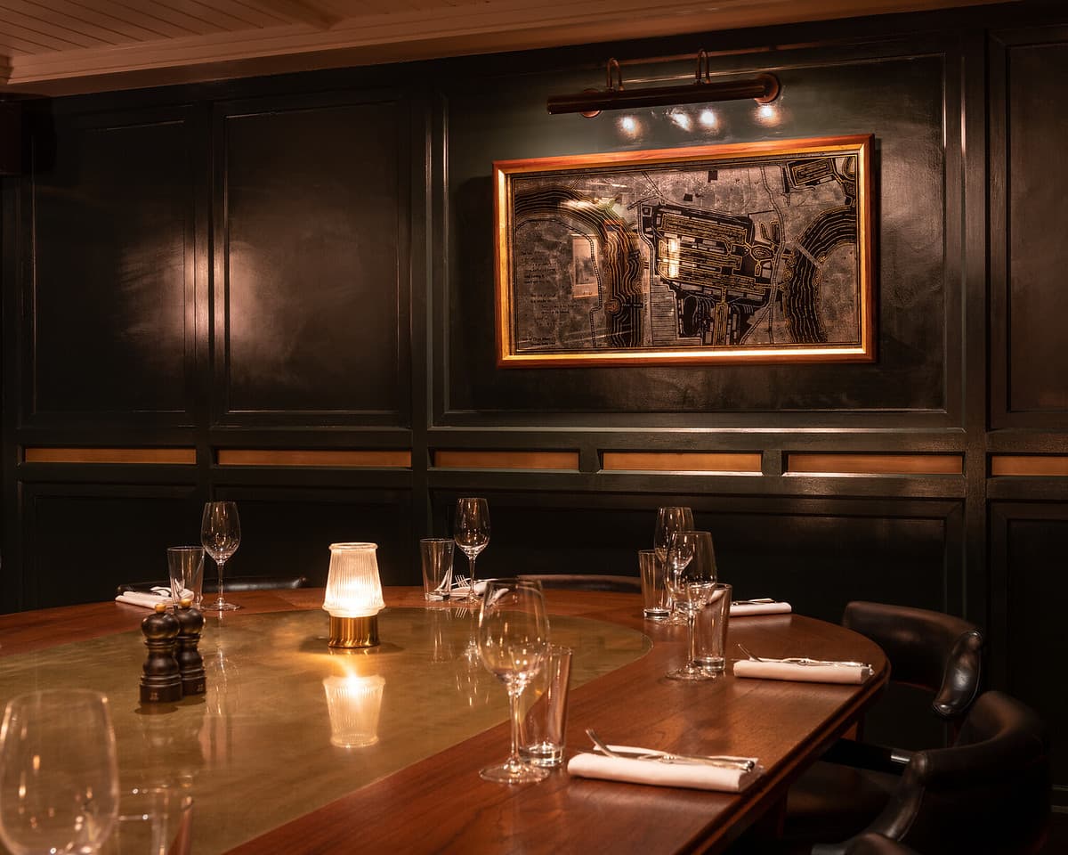 Queenie Watts Private Dining Room, Hawksmoor Wood Wharf photo #3