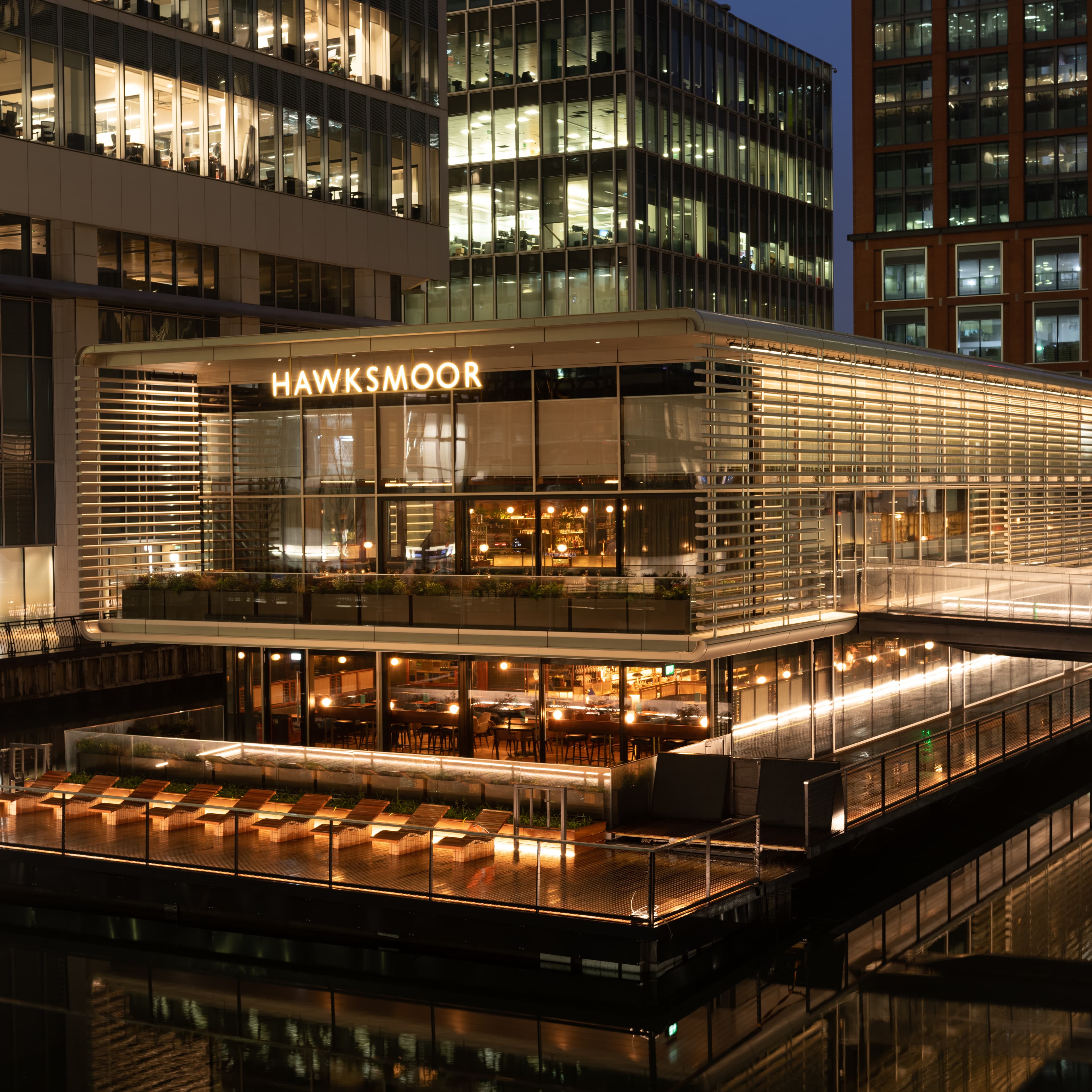 Exclusive Hire With Summer Terrace, Hawksmoor Wood Wharf photo #2