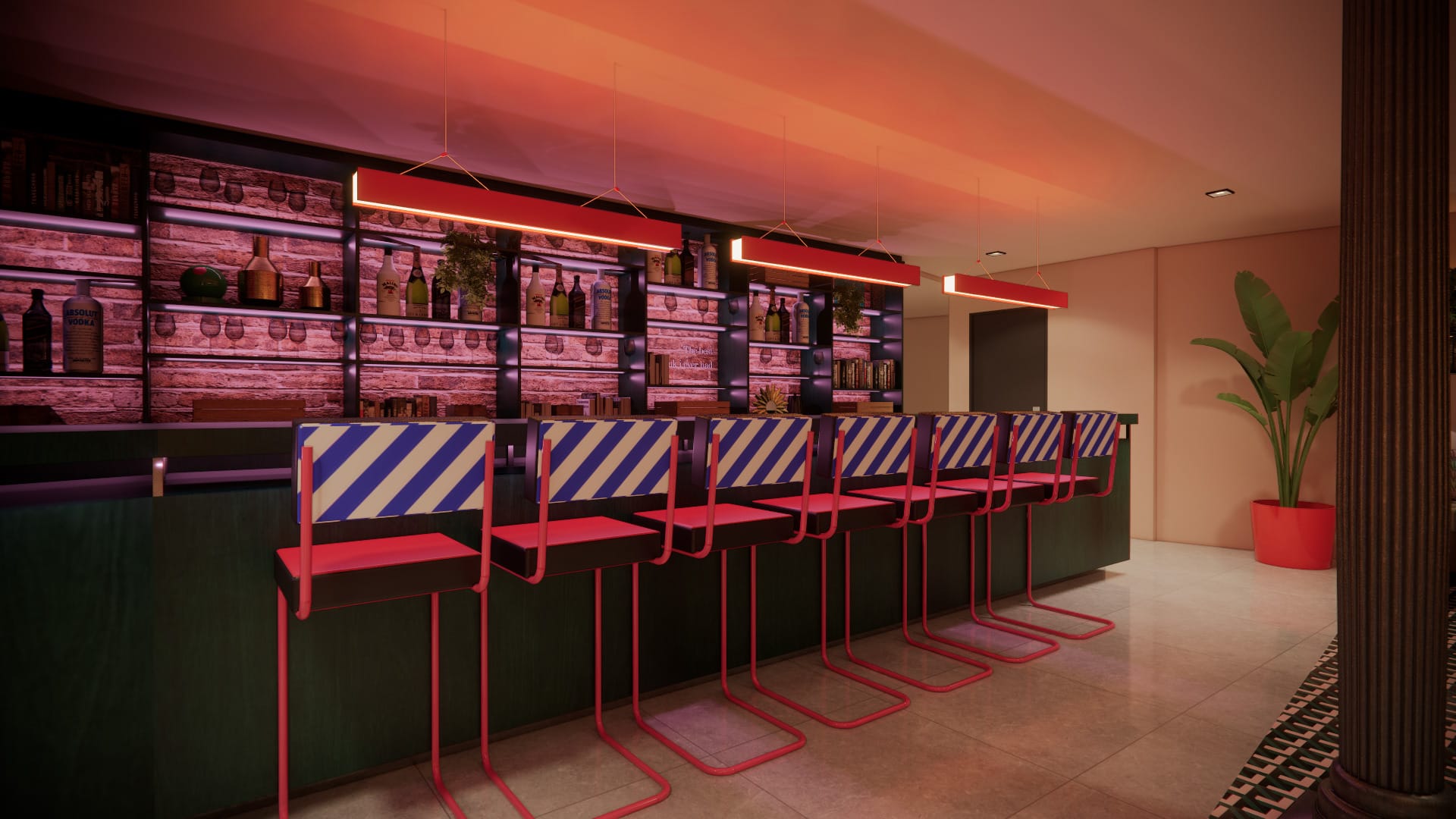 Photo of The Little Neon Door, Full House Hire