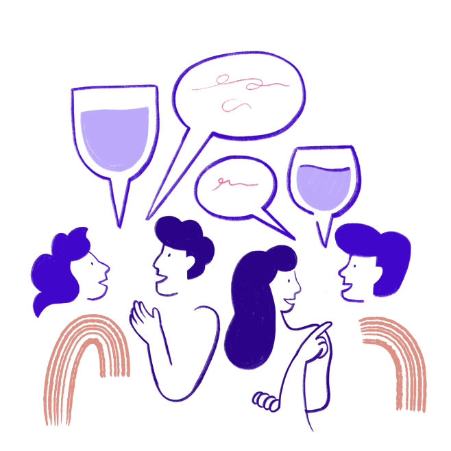 People Drinking Wine